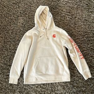 CARHARTT kids sweatshirt in a pale yellow color size Large 12-14